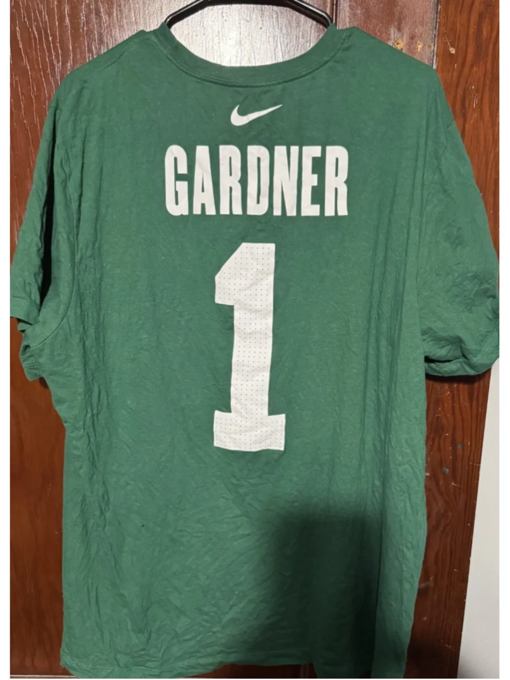 New York Jets Sauce Gardner #1 T-Shirt Nike Men's sz XXL Green